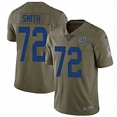 Nike Colts 72 Braden Smith Olive Salute To Service Limited Jersey Dzhi,baseball caps,new era cap wholesale,wholesale hats